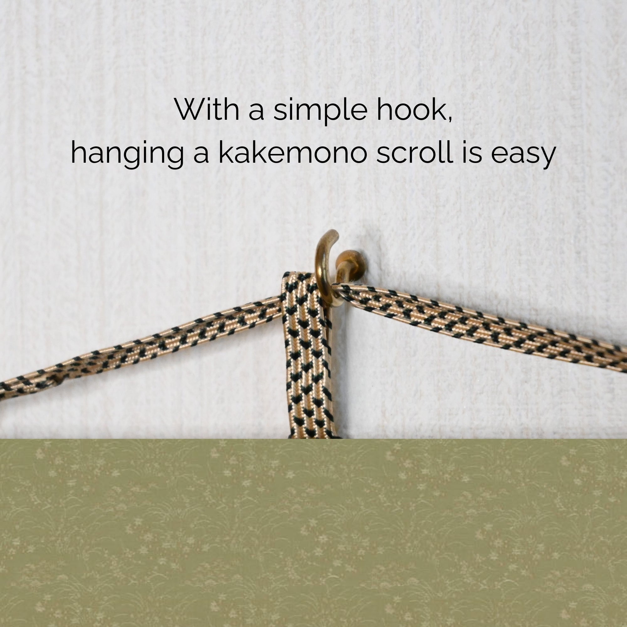 Japanese Ichiban Tiger Kakemono Wall Scroll – Walking Tiger in Bamboo