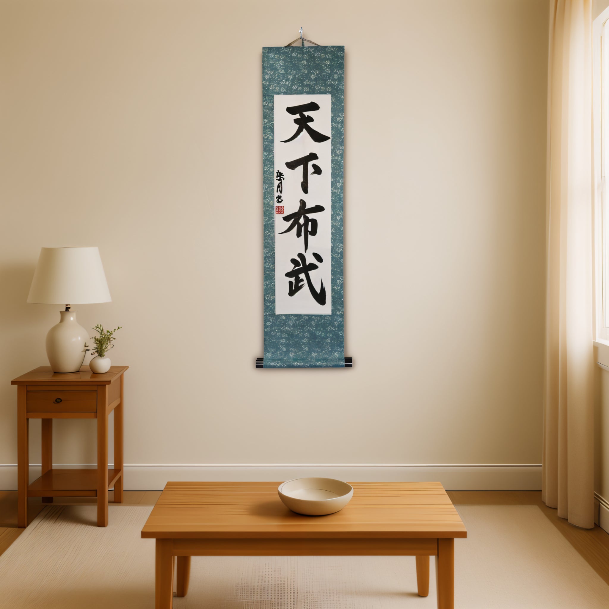 Sabiduría y Fuerza para Unificar Japón — 天下布武 (Tenka Fubu) por Luna