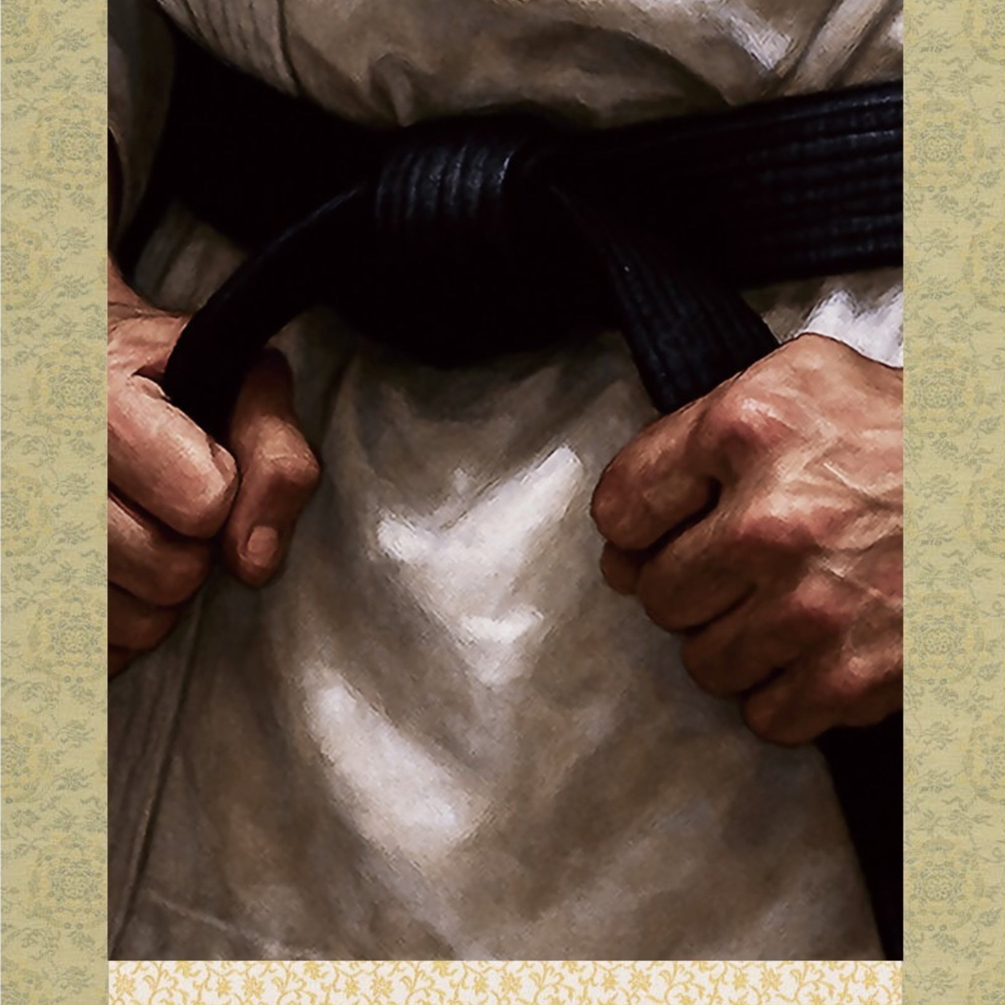 Arts martiaux japonais Ichiban Kakemono Tenture murale – Esprit de ceinture noire 